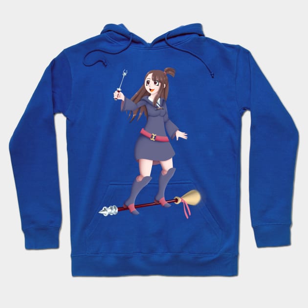 little witch academia - Akko Hoodie by ASinglePetal